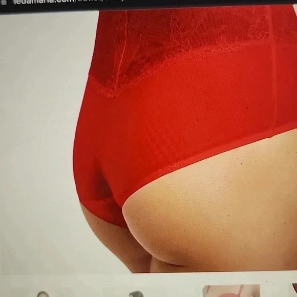 WOLFORD VENUS FORMING BODYSUIT RUBINO SIZE 38D - Picture 4 of 5